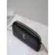 Replica Pochette trapuntata con zip Gaby YSL Saint Laurent Nero False fatte bene Online Premio Replica Pochette trapuntata con zip Gaby YSL Saint Laurent Nero Imitazione Outlet