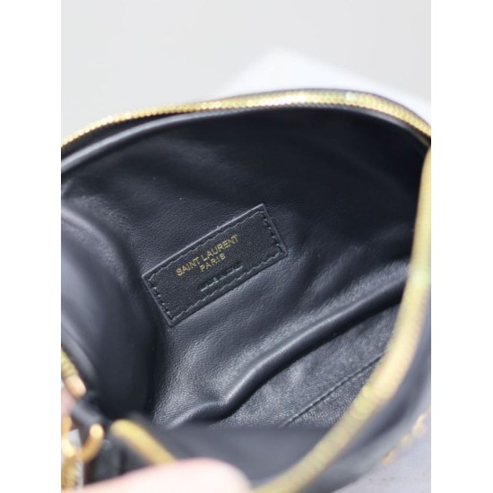 Replica Pochette trapuntata con zip Gaby YSL Saint Laurent Nero False fatte bene Online Premio Replica Pochette trapuntata con zip Gaby YSL Saint Laurent Nero Imitazione Outlet