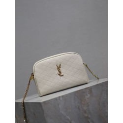 Replica Pochette trapuntata con zip Gaby YSL Saint Laurent Bianco False fatte bene Online Premio Replica Pochette trapuntata con zip Gaby YSL Saint Laurent Bianco Imitazione Outlet