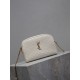 Premio Replica Pochette trapuntata con zip Gaby YSL Saint Laurent Bianco Imitazione Outlet