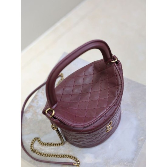 Premio Replica Borse a secchiello Gaby di YSL Saint Laurent bordeaux Imitazione Outlet
