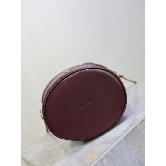 Premio Replica Borse a secchiello Gaby di YSL Saint Laurent bordeaux Imitazione Outlet