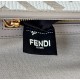 Premio Replica Borsa a tracolla classica Fendi Baguette FF ricamato grigio Imitazione Outlet