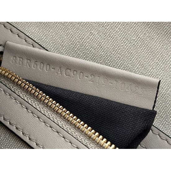 Premio Replica Borsa a tracolla classica Fendi Baguette FF ricamato grigio Imitazione Outlet