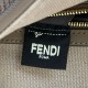 Premio Replica Borsa a tracolla classica Fendi Baguette FF ricamato marrone Imitazione Outlet