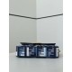 Premio Replica Borsa a tracolla classica Fendi Baguette FF ricamato Blu Imitazione Outlet