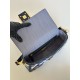 Premio Replica Borsa a tracolla classica Fendi Baguette FF ricamato Blu Imitazione Outlet