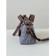 Premio Replica Borsa Fendi Denim Vitello Grace FF Mini By The Way Boston Blu Imitazione Outlet