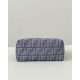 Premio Replica Borsa Fendi Denim Vitello Grace FF Mini By The Way Boston Blu Imitazione Outlet