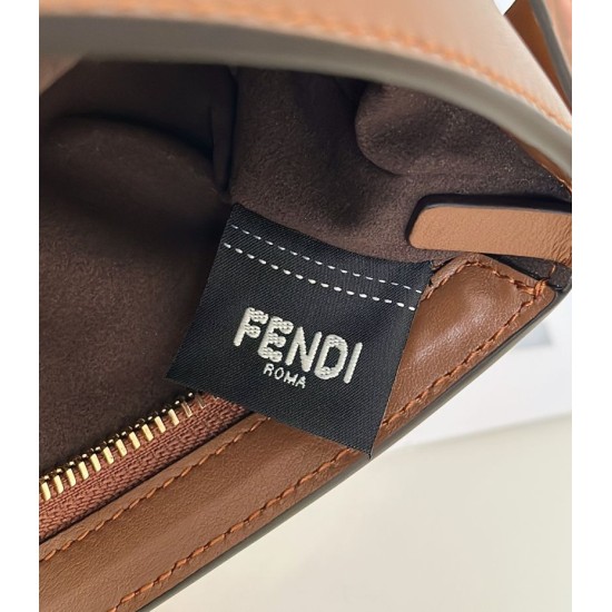 Premio Replica Borsa Fendi Baby B marrone Imitazione Outlet