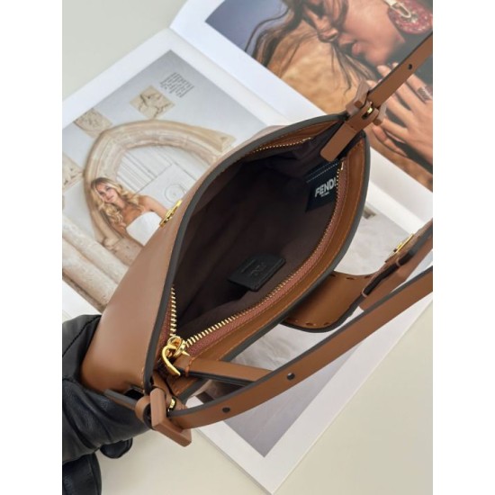 Premio Replica Borsa Fendi Baby B marrone Imitazione Outlet