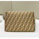 Premio Replica Borsa tote reversibile grande Fendi Roll Albicocca Imitazione Outlet