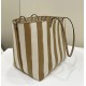Premio Replica Borsa tote reversibile grande Fendi Roll Albicocca Imitazione Outlet