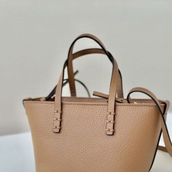 Premio Replica Borsa tote Fendi Roll Mini Selleria Marrone Imitazione Outlet