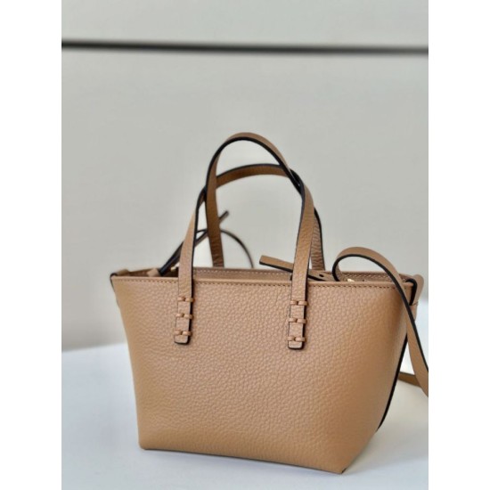 Premio Replica Borsa tote Fendi Roll Mini Selleria Marrone Imitazione Outlet