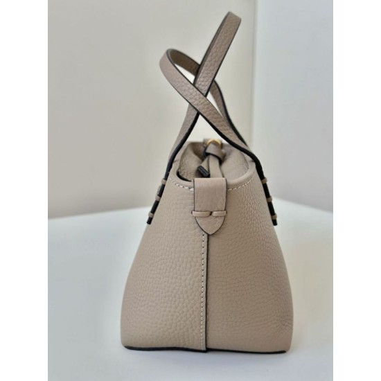 Premio Replica Borsa tote Fendi Roll Mini Selleria Grigia Imitazione Outlet