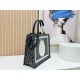 Premio Replica Borsa da uomo Dior Book Tote Piccola/Media/Grande con ricamo obliquo e tracolla Nero Imitazione Outlet