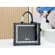 Premio Replica Borsa da uomo Dior Book Tote Piccola/Media/Grande con ricamo obliquo e tracolla Nero Imitazione Outlet