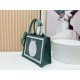 Premio Replica Borsa da uomo Dior Book Tote Piccola/Media/Grande con ricamo obliquo e tracolla Verde Imitazione Outlet