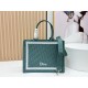 Premio Replica Borsa da uomo Dior Book Tote Piccola/Media/Grande con ricamo obliquo e tracolla Verde Imitazione Outlet