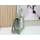 Premio Replica Borsa Dior Book Tote piccola/media/grande con motivo mughetto Verde Imitazione Outlet