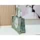 Premio Replica Borsa Dior Book Tote piccola/media/grande con motivo mughetto Verde Imitazione Outlet