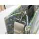 Premio Replica Borsa Dior Book Tote piccola/media/grande con motivo mughetto Verde Imitazione Outlet