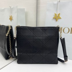 Premio Replica Borsa Dior Trianon con catena nera Imitazione Outlet