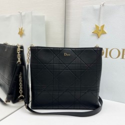 Premio Replica Borsa Dior Trianon con catena nera Imitazione Outlet