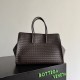 Premio Replica Borsa tote Barbara Bottega Veneta Caffè Imitazione Outlet