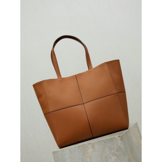 Replica Borsa tote YSL Saint Laurent Carré Marrone Fallate Online