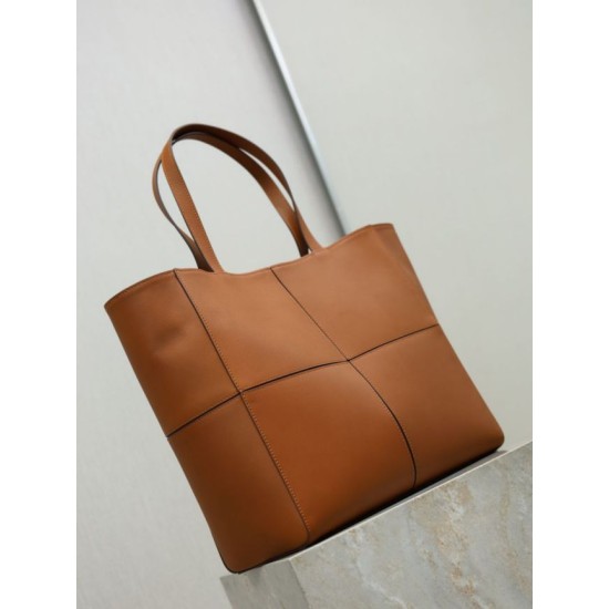 Replica Borsa tote YSL Saint Laurent Carré Marrone Fallate Online