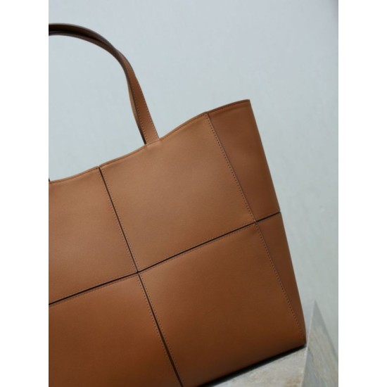 Replica Borsa tote YSL Saint Laurent Carré Marrone Fallate Online