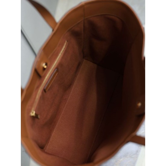 Replica Borsa tote YSL Saint Laurent Carré Marrone Fallate Online