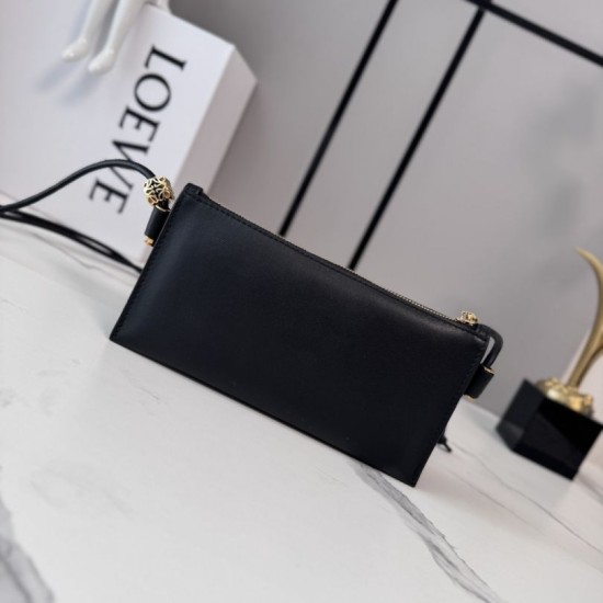 Replica Borsa Loewe Joya Pouch Nappa Nero Fallate Online