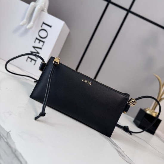 Replica Borsa Loewe Joya Pouch Nappa Nero Fallate Online