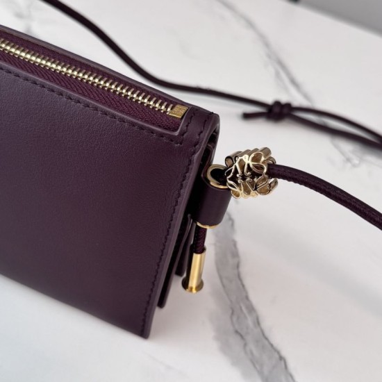 Replica Borsa Loewe Joya Pouch Nappa Borgogna Fallate Online