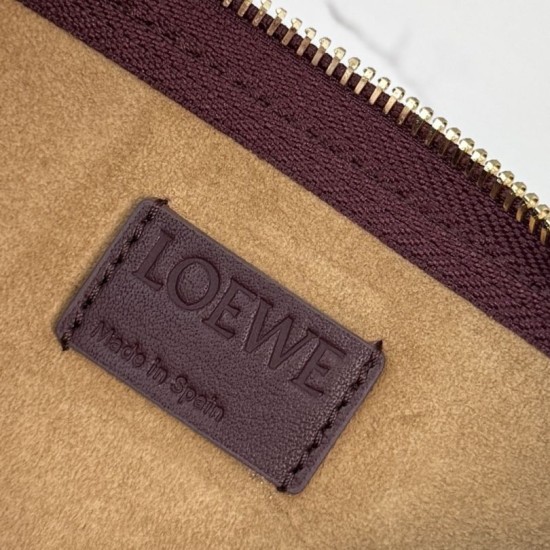 Replica Borsa Loewe Joya Pouch Nappa Borgogna Fallate Online
