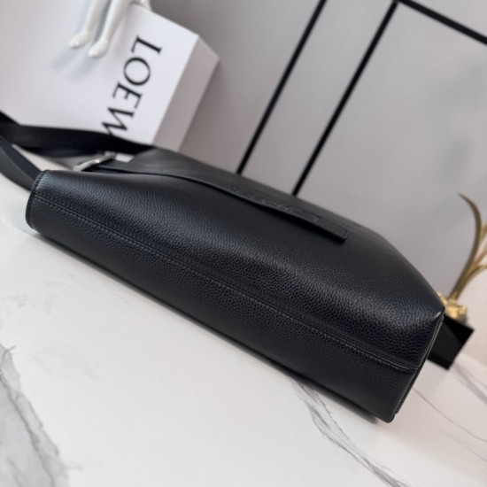 Replica Borsa tote LOEWE con logo Loop Nero Fallate Online