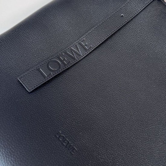 Replica Borsa tote LOEWE con logo Loop Nero Fallate Online