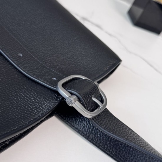 Replica Borsa tote LOEWE con logo Loop Nero Fallate Online