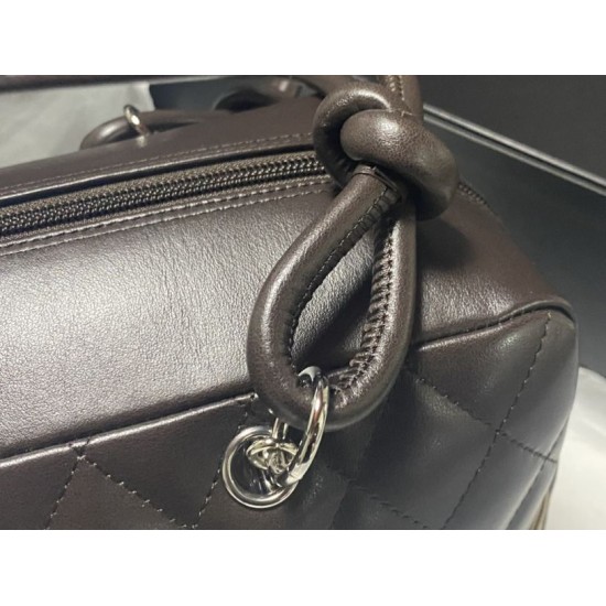 Replica Borsa da bowling Chanel Cambon Ligne Caffè Fallate Online