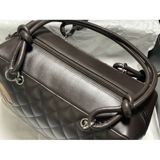 Replica Borsa da bowling Chanel Cambon Ligne Caffè Fallate Online