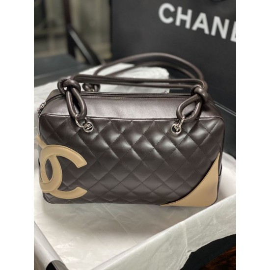 Replica Borsa da bowling Chanel Cambon Ligne Caffè Fallate Online