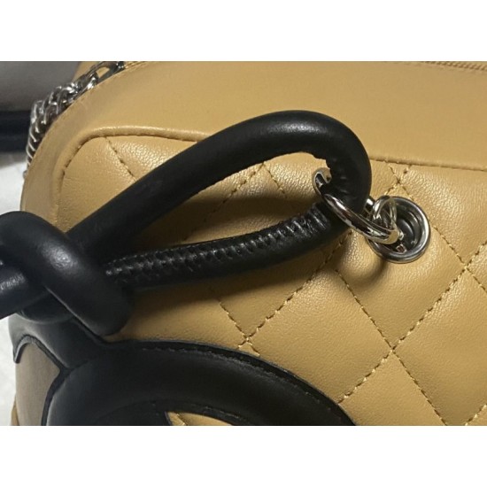 Replica Borsa da bowling Chanel Cambon Ligne Marrone Fallate Online