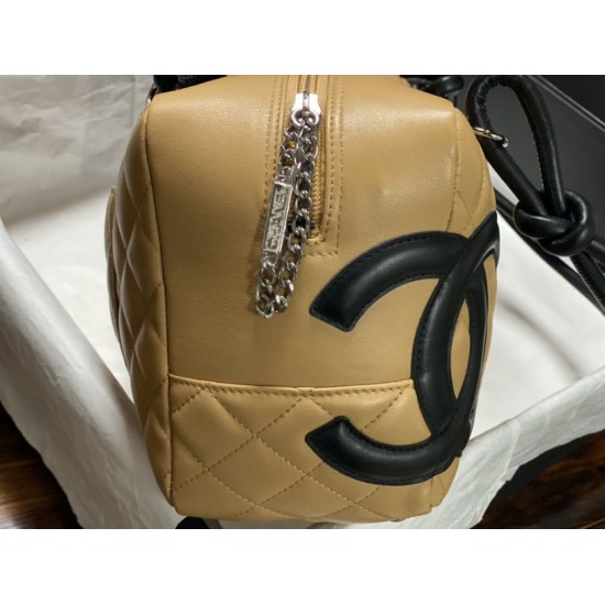 Replica Borsa da bowling Chanel Cambon Ligne Marrone Fallate Online