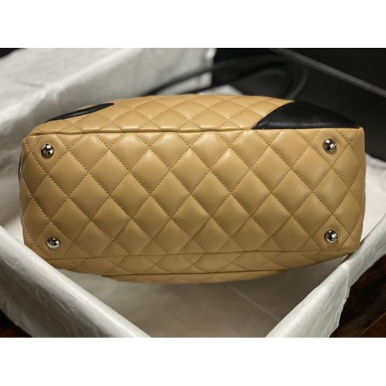 Replica Borsa da bowling Chanel Cambon Ligne Marrone Fallate Online