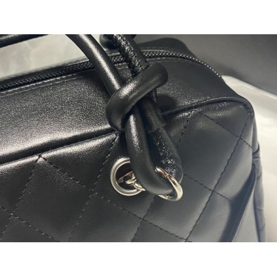 Replica Borsa da bowling Chanel Cambon Ligne Nero imitazione Outlet Replica Borsa da bowling Chanel Cambon Ligne Nero Fallate Online