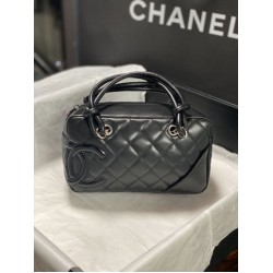 Replica Borsa da bowling Chanel Cambon Ligne Nero Fallate Online