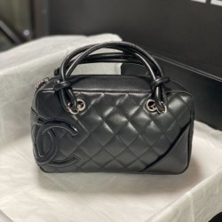 Replica Borsa da bowling Chanel Cambon Ligne Nero Fallate Online